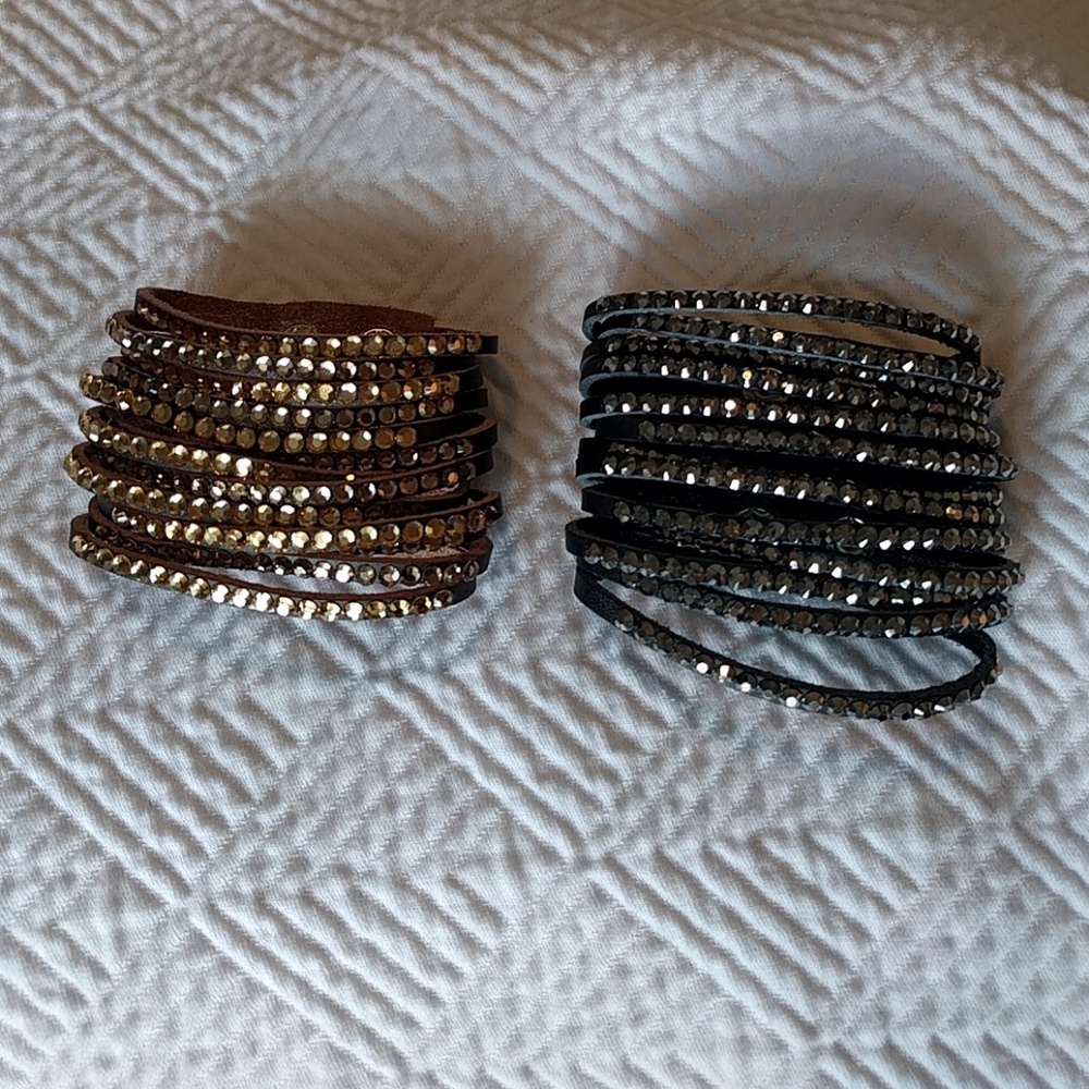 Sparkly bracelets